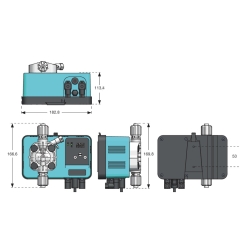 Pompa dozująca ME1-mA – elektromagnetyczna, proporcjonalna, z wejściem 0/4–20 mA